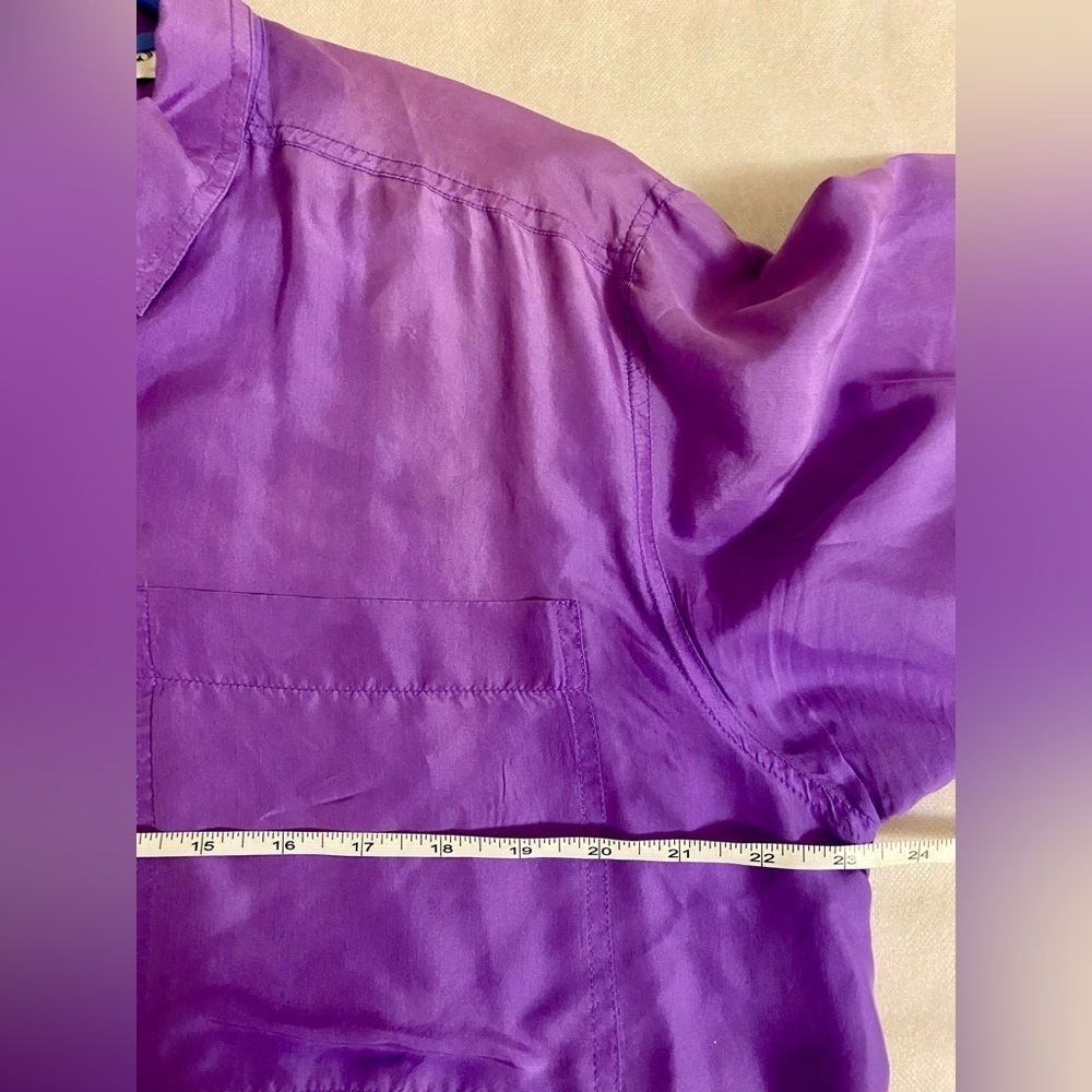 Purple Button Down Shirt - Picture 5 of 7